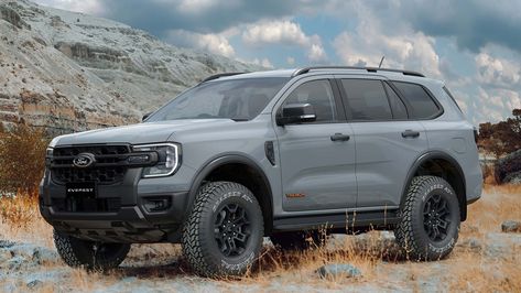 The Ford Everest Tremor Is a Tough Ranger SUV Ford Off Road, Ford Ranger Pickup, Ford Everest, Dream Cars Bmw, Mercedes Benz Glc, Mclaren Mercedes, Volvo Cars, All Terrain Tyres, Premium Cars