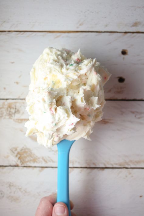 Cake Batter Frosting from Our Best Bites Cake Batter Fudge, Cake Batter Recipes, Cake Batter Dip, Our Best Bites, 18th Cake, Batter Recipe, Icing Frosting, Buttercream Recipe, Cake Fillings