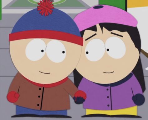 South Park Couple, Stendy South Park, South Park Ships, Blink 182 Funny, South Park Wendy, Wendy Testaburger, Duo Costumes, South Park Funny, South Park Characters