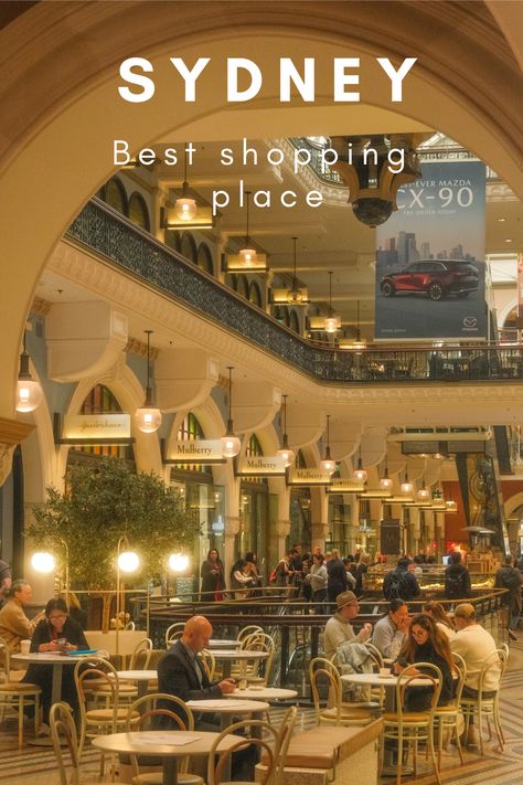 Queen Victoria Building There's over 180 shops that cafes, restaurants and fashion boutiques. #blogging #travel #Sydney Queen Victoria Building Sydney, Sydney Shopping, Travel Sydney, Sydney Travel Guide, Sydney Cafe, Victoria Building, Australia Trip, Sydney Travel, Sydney Airport