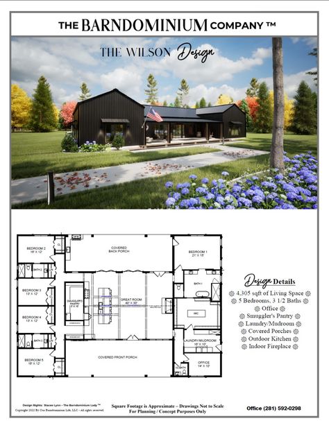 Unique Barndominium Floor Plans, One Level Barndominium Floor Plans, Shotgun House Floor Plans, Modern Ranch House Plans, Low Budget House, Budget House Plans, Modern Ranch House, House Plans Ideas, Dog House Plans