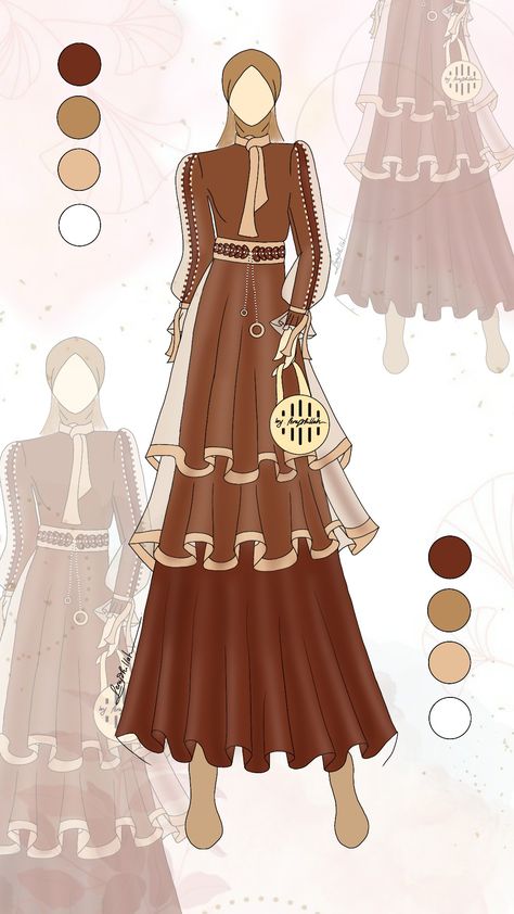 #Dresskondangan#Dresscantik#design#digitaldesign#Ootddressmuslim#bridemaids#dresswisuda#dresshijab#dresskekinian#muslimdress Ootd Idea, Ootd Women, Fashion Design Sketchbook, Fashion Sketches Dresses, Batik Fashion, Sketches Dresses, Fashion Muslim, Illustration Fashion Design, Illustration Fashion