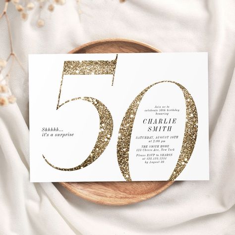 Celebrate in style with our exquisite gold adult birthday invitations! Our elegant designs and personalized touches will make your birthday bash unforgettable. Order now for a touch of sophistication. #AdultBirthdayInvitations #GoldInvites #PartyPlanning #BirthdayCelebration #CustomInvitations #BirthdayBash #SpecialBirthday #CelebrationTime #PartyDecor #EventPlanning 65th Birthday Invitations, Milestone Birthday Invitations, Surprise 30th Birthday, Elegant Birthday Invitations, 90th Birthday Invitations, 30th Birthday Party Invitations, Surprise Birthday Invitations, 50th Birthday Party Invitations, 55th Birthday