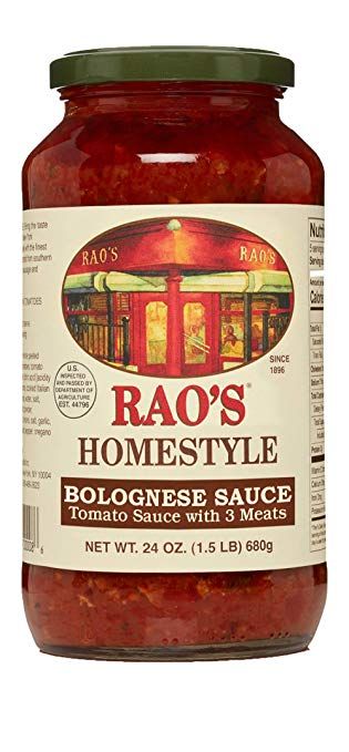 Amazon.com : Rao's Homemade Bolognese Sauce, 24 Ounce Jar : Grocery & Gourmet Food Keto Friendly Pasta, Homemade Bolognese Sauce, Homemade Bolognese, Bolognese Sauce, Chicago Food, Homemade Sauce, Marinara Sauce, Food Prep, Pasta Sauce