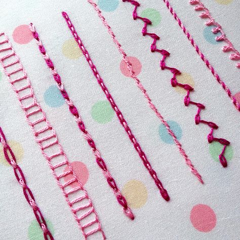 Chain Stitch Variations Sampler | Illustrating chain stitch … | Flickr Sampler Embroidery, Holiday Nail Art, Textile Crafts, Christmas Embroidery, Chain Stitch, Holiday Nails, Embroidery Stitches, Hand Embroidery, Geek Stuff