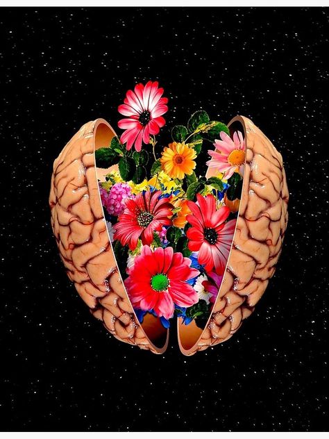 http://www.redbubble.com/people/seamless #art #seamlessoo #redbubble #brain #space #flowers Beautiful Mind Art, Brain Flowers, Brain Pictures, Space Flowers, A Beautiful Mind, Mind Art, Channel Orange, Horror Vintage, Brain Art