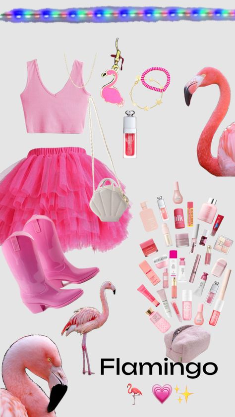 Flamingo Halloween costumes Trajes Aesthetic, Flamingo Halloween Costume, Flamingo Halloween, Flamingo Costume, School Dresses, Your Aesthetic, Connect With People, Creative Energy, Halloween Costume