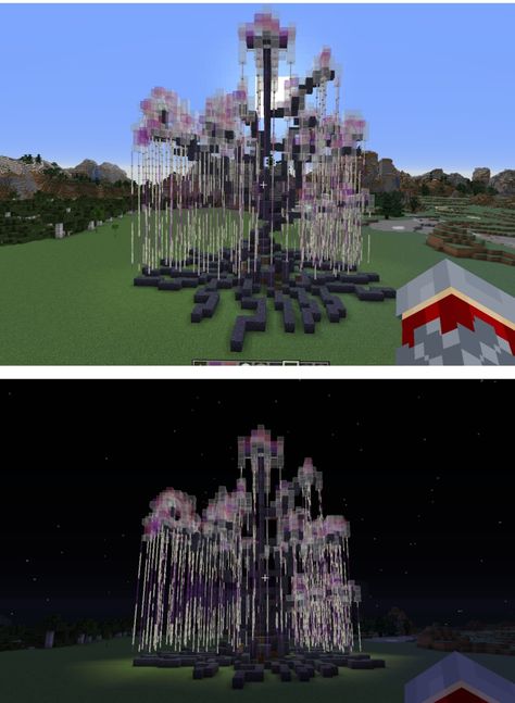 Tree In Minecraft, Minecraft Avatar, Tree Minecraft, Tree Of Souls, Minecraft Palace, Avatar Tree, Soul Tree, Minecraft Tree, Minecraft Banner Designs