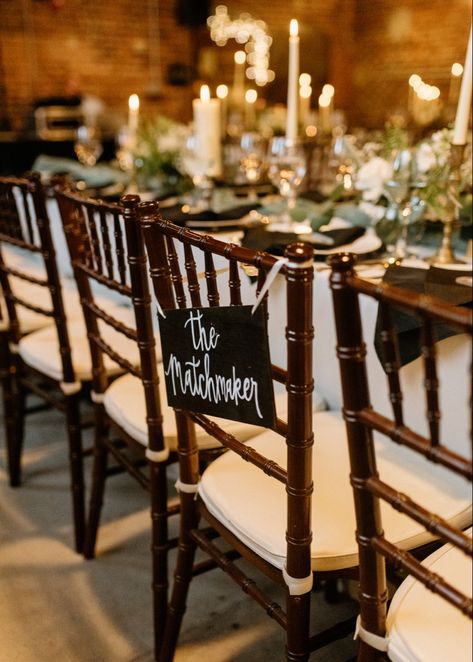 Wedding Matchmaker Chair, Matchmaker Wedding Chair Sign, Matchmaker Chair Wedding, Matchmaker Seat At Wedding, Matchmaker Wedding Chair, Godly Wedding, Wedding Chair Signs, S Chair, Diana Wedding