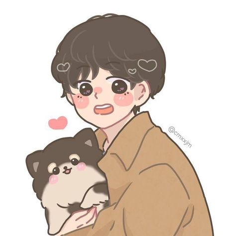 Happy Birthday Yeontan, Wall Drawing Bedroom, Taehyung Chibi, Tae Fanart, V Chibi, Anime Drawing Books, Taehyung Fanart, Instagram Reel, Cartoon Sketches