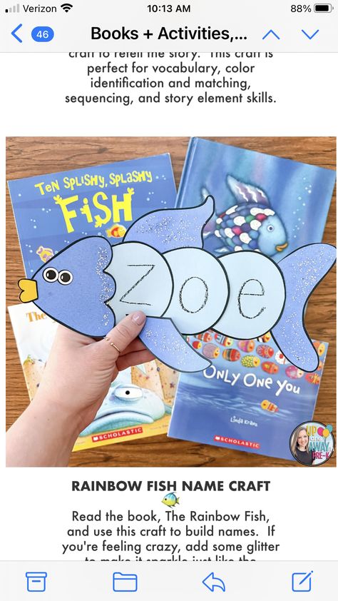 Name Activities Preschool, Ocean Names, Literacy Activities Preschool, Beginner Reader, Preschool Centers, Name Crafts, Kids Literacy, Name Activities, Preschool Literacy