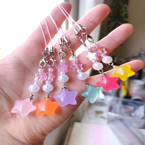 Elevate your style with these handmade charms! 🌟🦋🐾 Perfect for adding a pop of cuteness to your phone or bag. #Kawaii #Handmade #PhoneCharm  #eBay #eBayStore #eBaySeller #Handmade #Star Dust Plug Charm, Kawaii Candy, Charms Candy, Star Keychain, Dust Plug, Camera Settings, Handmade Charms, Beaded Keychains, Heads Up