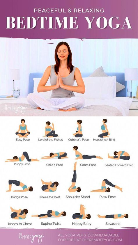 Bedtime Workout, Bedtime Yoga Sequence, Learn Yoga Poses, Yoga Information, Bedtime Yoga, Puppy Pose, Shoulder Stand, Resep Diet, Bridge Pose