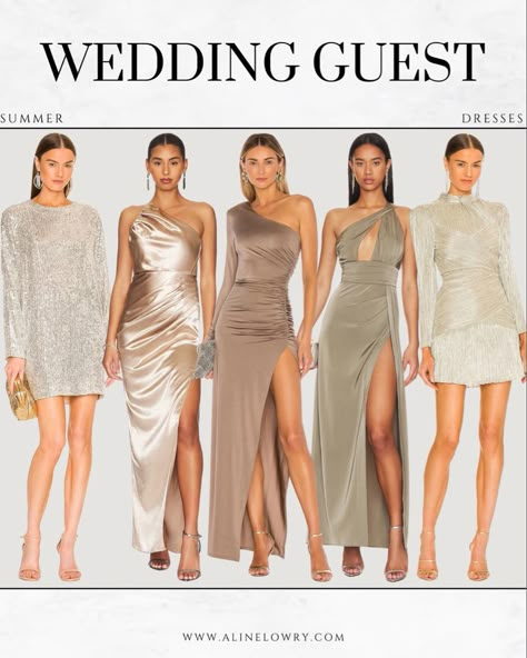 Summer Wedding Guest Dresses, all neutrals #wedding #weddingdress #weddingguests #weddingguestdress Neutrals Wedding Guest Attire, Chic Beige Bridesmaid Midi Dress, Neutral Wedding Dress Code, Beige V-neck Dress For Wedding Guest, Neutral Wedding Guest Outfit, Floor-length Beige Maxi Dress For Wedding Guests, Neutral Wedding Guest Dress Code, Wedding Dress Code, Summer Wedding Guest Dresses