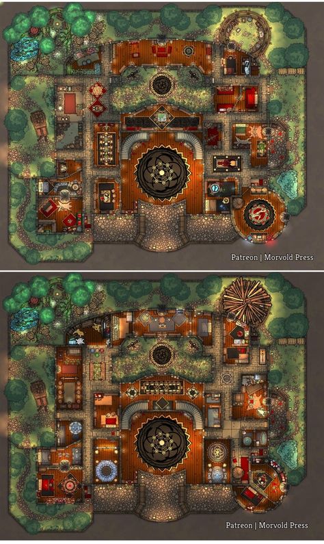 Magnificent Mansion Dnd, Mansion Rpg Map, Dnd Mansion Map, Dnd Mansion, Pathfinder Maps, Fantasy City Map, Fantasy Map Making, Dnd World Map, Building Map