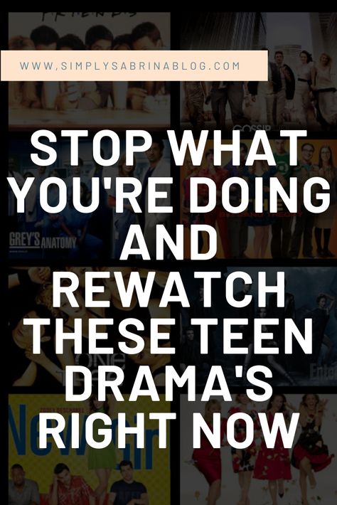 These are hands down the best teen drama series that were ever created. If you’re looking for something to watch, or even rewatch, your pick should be off this list of TV shows. Teen Drama Series, Teen Tv Shows, List Of Tv Shows, Netflix Shows To Watch, Teen Series, Teen Tv, Classic Series, Shows On Netflix, Netflix Series