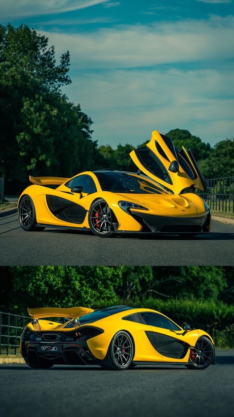 Volcano Yellow McLaren P1 for the Win🔥 #supercarsbuzz 📸Photos Credits: @n.rigby Yellow Mclaren, Mclaren Sports Car, Mclaren P1, Top View, Volcano, Sports Car, Cars, Sports, Yellow