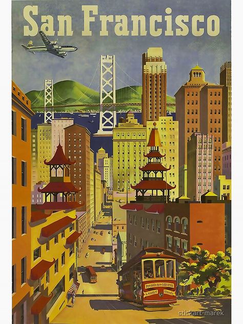 San Francisco Vintage, Georgetown Texas, United Air, Poster Vintage Retro, Vintage Airlines, San Francisco Travel, Retro Travel Poster, Air Lines, Online Posters