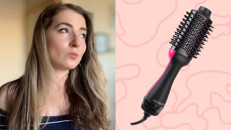 Revlon Hair Dryer Brush Review: Why the One-Step Is Worth It | Glamour Lana Del Rey Hair, Revlon Hair Dryer Brush, Revlon Hair Dryer, Drugstore Hair Products, Shave Her Head, Dryer Brush, Blow Dry Brush, Hair Dryer Brush, Air Dry Hair