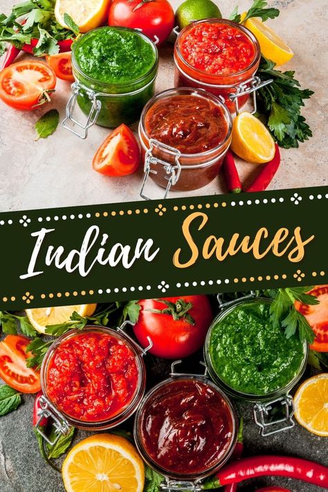 Spice up your American dinner with these delectable Indian sauces! From curries and raita to chutneys of all flavors, you'll never run out of options. Indian Sauces Yogurt, Plating Indian Food, Indian Sauces Recipes, Indian Sauce, Chutney Sauce, Indian Chutney, Indian Sauces, Tikka Masala Sauce, American Dinner