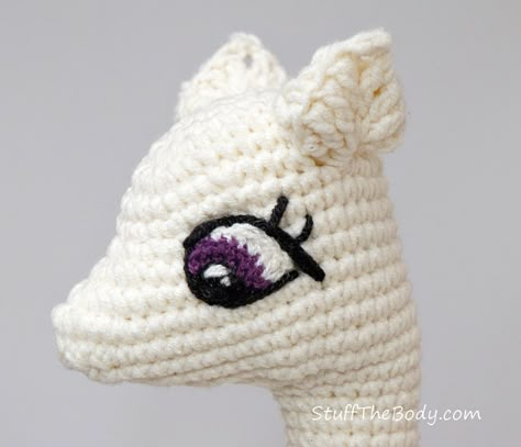 Amigurumi Tutorial: How to Crochet Amigurumi Eyes here: http://stuffthebody.com/celestia-my-little-pony-free-amigurumi-pattern-modification-part-2-eyes/ thanks so for share xox ☆ ★   https://www.pinterest.com/peacefuldoves/ Amigurumi Eyes Crochet, Crochet Eye Pattern Amigurumi, Amigurumi Eye Embroidery, Crochet Eyes For Stuffed Animals, Sewing Eyes On Amigurumi, Crochet Eyes, Crochet Toys Free, Crochet Unicorn, Amigurumi Free Pattern