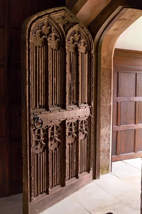 Gothic Door, Medieval Door, Carved Door, Victorian Door, Gorgeous Doors, Gothic Cathedral, Door Detail, Real Homes, Church Interior