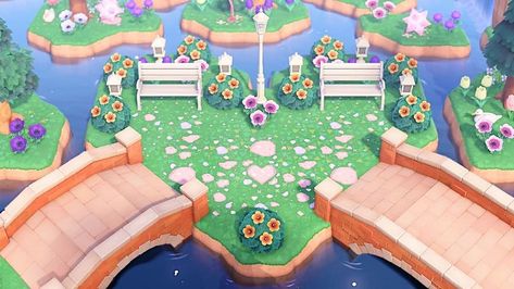 KG💕✨ on Instagram: “Tried to change the bushes on my heart island but I’m not loving the yellow hibiscus ,I really miss the hydrangeas 😭   • • •…” Heart Island Animal Crossing, Animal Crossing Heart Island, Animal Crossing Bushes, Heart Island, Hibiscus Bush, Yellow Hibiscus, Animal Crossing, Hydrangea, Hibiscus