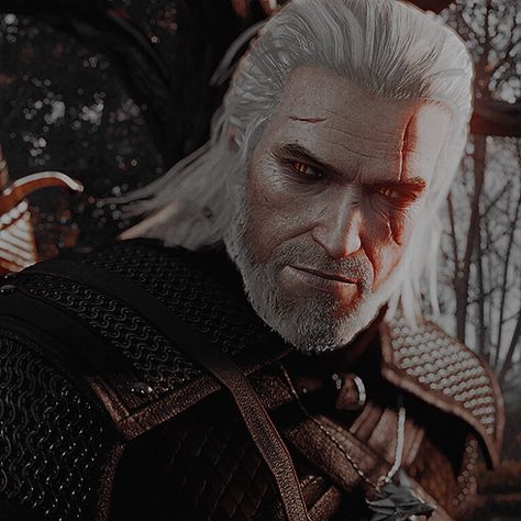 Geralt Of Rivia Pfp, Geralt Of Rivia Witcher 3, Witcher Aesthetic, Witcher 3 Geralt, Witcher Game, Witcher Geralt, The Witcher Wild Hunt, The Witcher Game, The Witcher Geralt