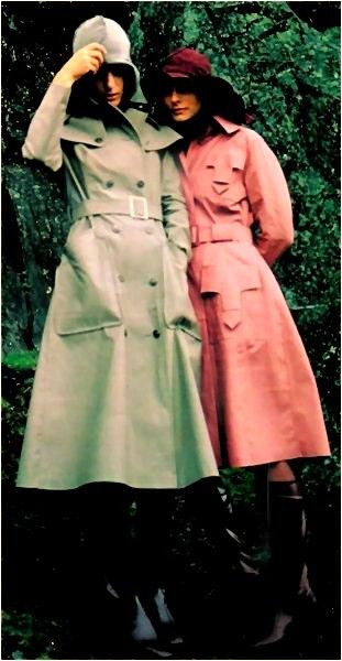 18 | 1971 Gangster macs by Elgee and Valstar. | Rob | Flickr Mackintosh Raincoat, Rubber Raincoats, Rainwear Fashion, Raincoats For Women, Rain Wear, Trench Coat, Shirt Dress, Mac, For Sale