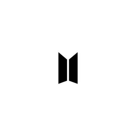 Bts White Aesthetic, Bts Logo Aesthetic, Bts Widget, Printable Wall Poster, Bts Logo, Bts Tattoos, Bts Black And White, Bts Texts, Find Instagram