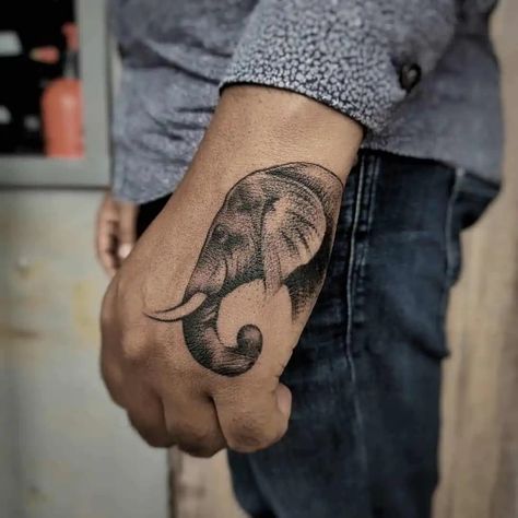 Tattoos Elephant, Tattoos Black, Forarm Tattoos, Arm Band Tattoo, Elephant Tattoo, Small Tattoos For Guys, Elephant Tattoos, Hand Tattoos For Guys, Band Tattoo