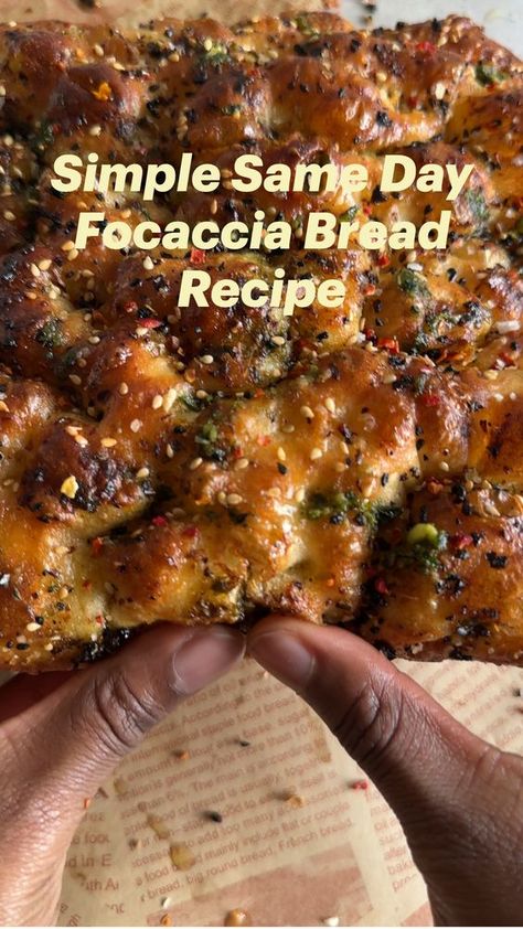 Embrace simplicity with our Simple Same Day Focaccia Bread Recipe! Ready in less than 6 hours, this easy-to-follow recipe delivers a soft, flavourful focaccia with minimal effort. Perfect for impromptu gatherings or satisfying those bread cravings quickly. Mix, rise, and bake – enjoy freshly baked goodness the same day! Elevate your bread game effortlessly. #FocacciaRecipe #SameDayBaking #HomemadeBread #QuickAndEasy Same Day Focaccia, Easy Focaccia Bread Recipe, Foccacia Recipe, Homemade Focaccia Bread, Homemade Focaccia, Foccacia Bread, Focaccia Bread Recipe, Focaccia Recipe, Bread Art