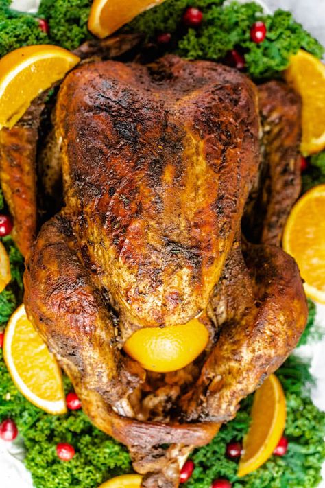 Buttermilk Turkey Brine, Buttermilk Brined Turkey, Ways To Cook A Turkey, Herbed Turkey, Brine Turkey, Turkey Brine Recipe, Rotisserie Turkey, Brine Recipes, Easy Thanksgiving Turkey