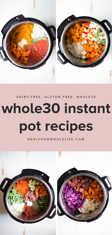 Whole30 Instant Pot, Easy Whole 30 Recipes, Vegetarian Instant Pot, Vegan Soup Recipes, Whole30 Recipes, Workout Inspiration, Recipe 30, Instant Pot Dinner Recipes, Recipes For Dinner