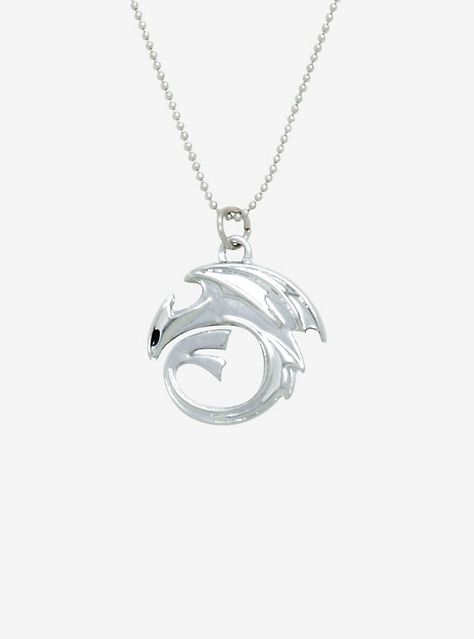 How To Train Your Dragon Necklace, Pretty Dragon, Dragon Toothless, Marvel Jewelry, Molecule Necklace, Fandom Jewelry, Toothless Dragon, Armor Ring, Dragon Tattoos