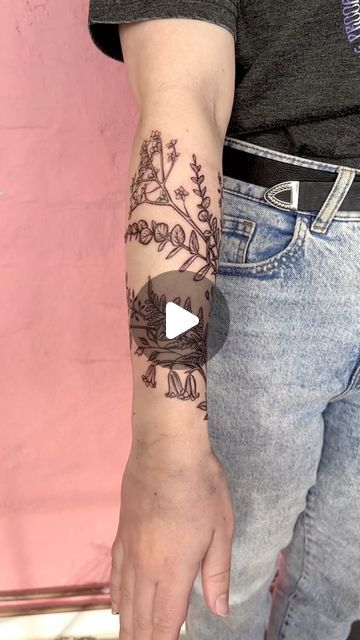 Hannah Jones Tattoos on Instagram: "Elderflower, foliage and wildflower wrap for Jessicas first tattoo and she smashed it out the park! 🌸 (sorry for leaving you with such an inky wrist) 
.
.
.
.
.
.
.
.#floraltattoo #floralarm #flowertattoo #flowerarmtattoo #elderflower #elderflowertattoo #botanicalart #botanicalillustration #botanicaltattoos  #wildflowertattoo #foliagetattoo #sheffieldtattoo #leedstattoo #manchestertattoo #londontattoo" Ottawa Tattoo, Pointillism Tattoo, Hannah Jones, Wildflower Tattoo, Flower Tattoo Arm, London Tattoo, Chest Tattoo Men, Peonies Tattoo, Line Work Tattoo