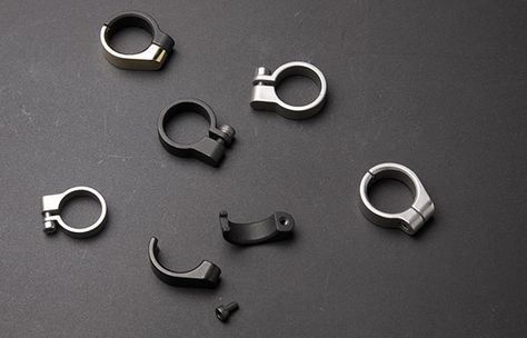 Clamp Ring Collection by Drilling Lab Hardware Jewelry, Industrial Jewelry, Design Milk, Contemporary Jewellery, Cool Stuff, Contemporary Jewelry, Jewelry Packaging, Ring Collections, Modern Jewelry