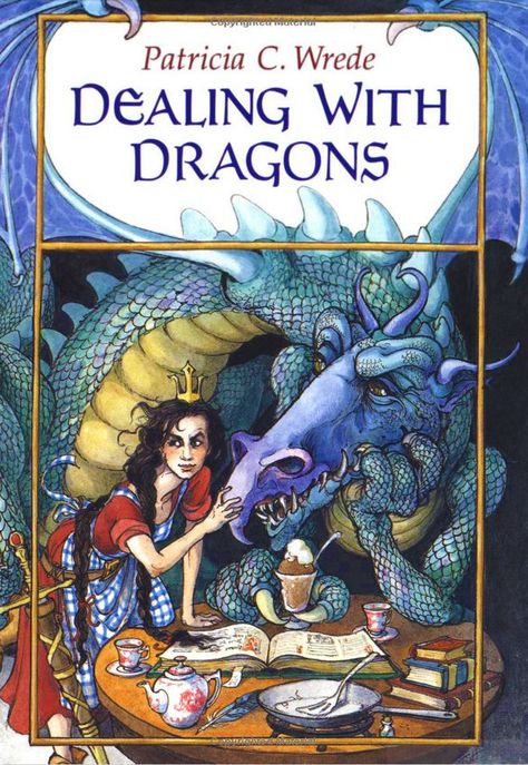 Dealing With Dragons (The Enchanted Forest Chronicles series) by Patricia C. Wrede | 29 Awesome Books With Strong Female Protagonists Dealing With Dragons, Strong Female Protagonist, Fantasy Authors, Childhood Books, Book Dragon, Ya Books, Fantasy Novels, A Dragon, Enchanted Forest