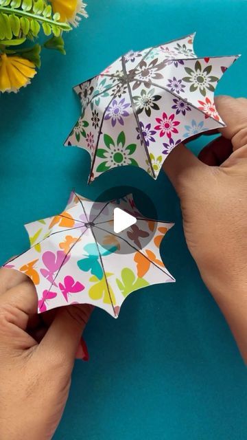 Mini Umbrella Diy, Diy Umbrella, Umbrella Craft, Paper Umbrella, Umbrella Decorations, Kids Umbrellas, Small Umbrella, Kindergarden Activities, Mini Umbrella