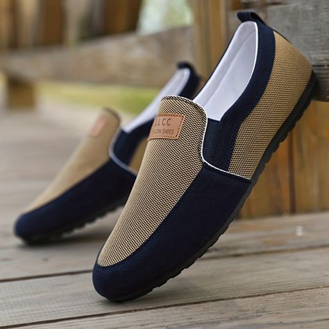 Faster shipping. Better service Mens Driving Loafers, Loafer Shoes For Men, Mens Loafers Casual, Canvas Loafers, Driving Loafers, Men Loafers, Loafers Shoes, Casual Loafers, Driving Shoes