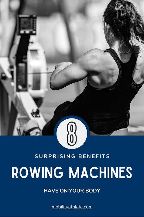 Article about the 8 surprising benefits that rowing machines have on your body. The article covers what muscles in your body the rowing machine works, the differences between each rowing stroke, all of the fitness benefits of rowing, and how to pick the best indoor rowing machine. Rowing Benefits, Row Machine Benefits, Rowing Machine Workout, Indoor Rowing, Rowing Machines, Rowing Machine, Recovery Workout, Better Posture, Rowing