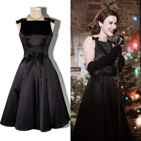 Victoria Haddock (@vickyhaddock) on X Marvellous Mrs Maisel, Midge Maisel, The Marvelous Mrs Maisel, Marvelous Mrs Maisel, Dress With Pleated Skirt, Mrs Maisel, Rachel Brosnahan, Black Cocktail, Student Fashion