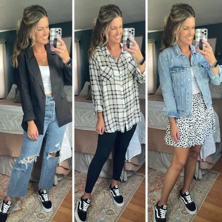 Trendy Mom Outfits, Classic Vans, Trendy Mom, Vans Sneakers, Sneakers Outfit, Suede Sneakers, Mom Outfits, Womens Sneakers, Fall Outfits