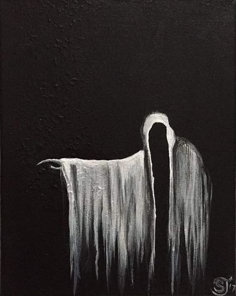 Halloween Canvas Paintings, Ghost Painting, Dark Paintings, Creepy Halloween Decorations, Halloween Cake, Spooky Ghost, Halloween Painting, Chalkboard Art, Arte Horror