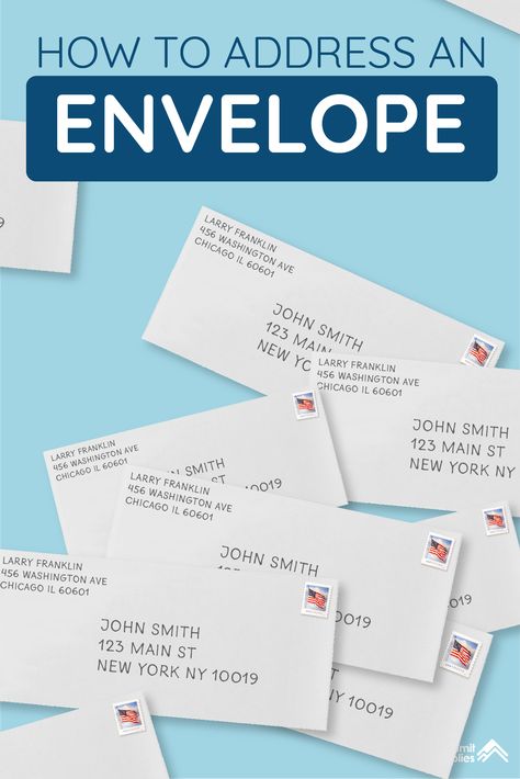 Learn the official USPS rules for how to address your envelope - and then, learn how to break them! How To Write Address On Envelope, How To Address A Letter, How To Address An Envelope, Letter Address, Address An Envelope, Writing Tutorial, Adulting 101, Letter Addressing, Envelope Art