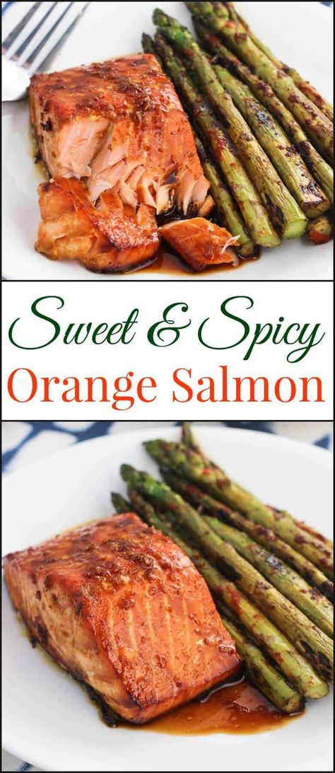 Orange Salmon Recipes, Fish Meals, Salmon Recipes Baked Healthy, Recipes Fish, Garlic Butter Salmon, Baked Recipes, Diy Easy Recipes, Butter Salmon, Orange Salmon