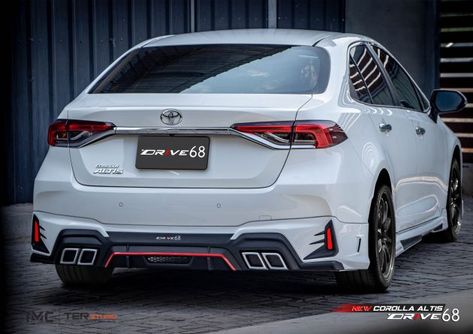 Corolla Altis Modified, Toyota Corolla Modified, 2020 Toyota Corolla, Gr Corolla, New Corolla, Toyota Corolla Altis, Corolla Altis, Fast Sports Cars, White Car