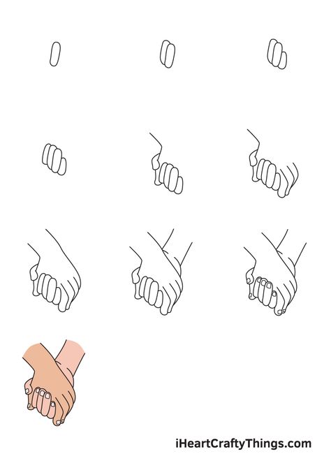 How to Draw Holding Hands – Step by Step Guide How To Draw Holding Hands Easy, How To Draw Hands Holding Step By Step, Holding Hands Sketch Step By Step, How To Draw Two Hands Holding, Jee Mains Paper 2 Drawing, How To Draw Holding Hands Step By Step, Holding Hands Drawing Step By Step, How To Draw People Holding Hands, Chibi Hand Holding