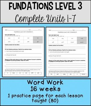 Wilson Fundations Third Grade, 3rd Grade Fundations, Fundations Classroom Set Up, Fundations Level 3, Understanding Fractions, Fraction Lessons, Wilson Reading, Educational Assistant, Division Word Problems