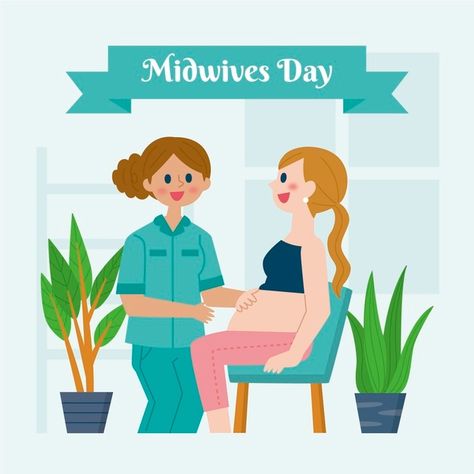 Flat midwives day illustration | Free Vector #Freepik #freevector #celebration #flat #illustration #global International Midwives Day, Midwives Day, Female Posing, Ultrasound Pictures, Illustration Story, Day Illustration, Boy Illustration, Pregnancy Stages, Woman Illustration